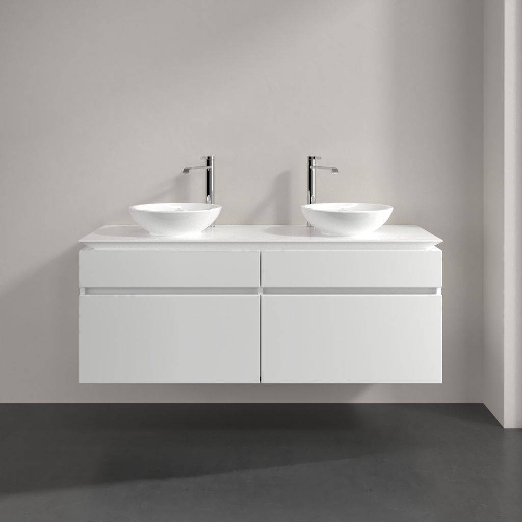 Legato vanity unit 1400x550x500 with 4 pull-outs