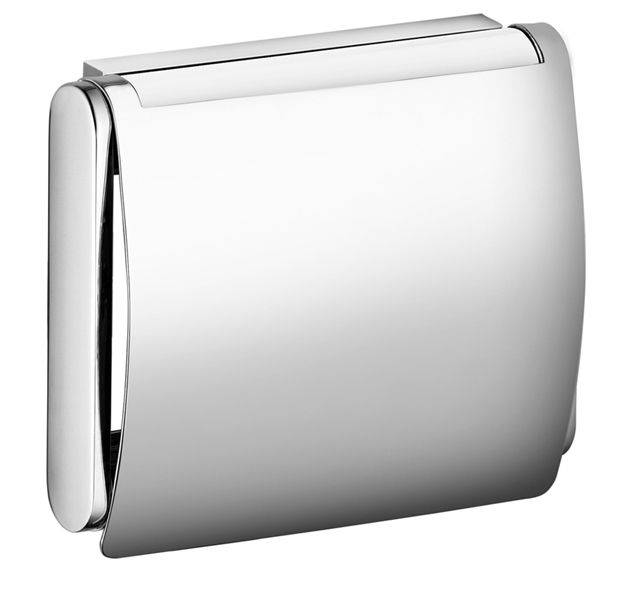 Collection Plan toilet paper holder with lid