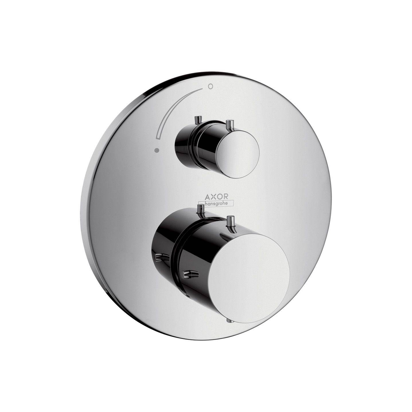 Starck thermostat concealed with shut-off valve