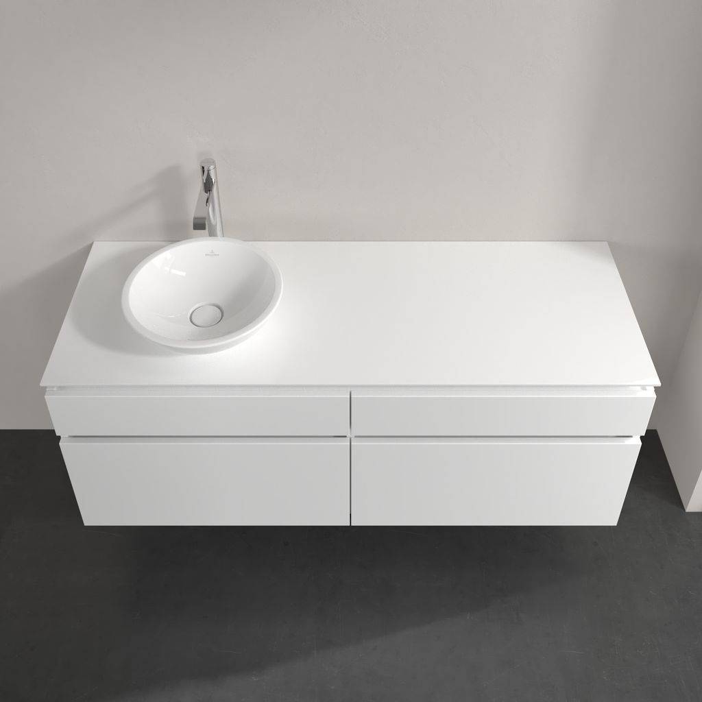 Legato vanity unit 1400x550x500 with 4 pull-outs