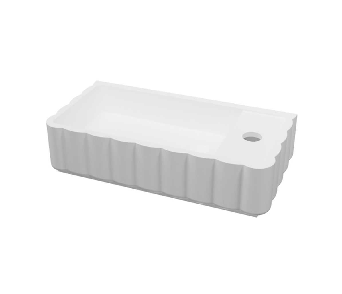 Catching Waves Solid Surface washbasin