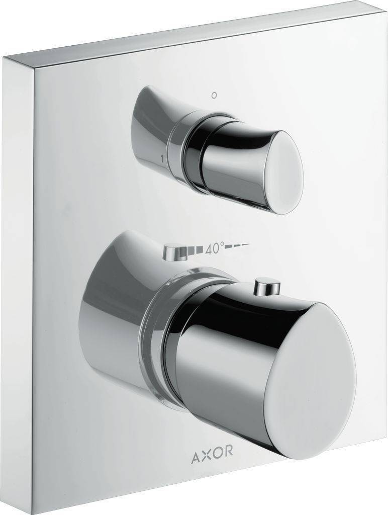 Starck Organic thermostat concealed with shut-off valve