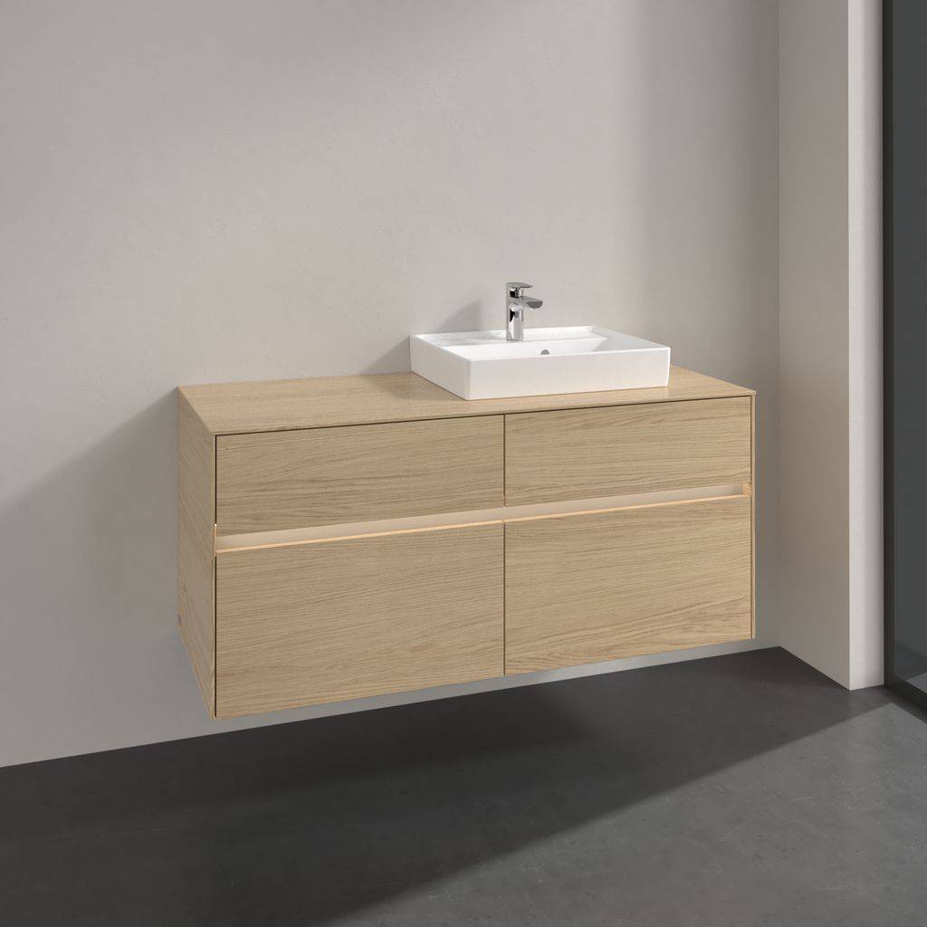 Collaro vanity unit 1200 x 548 x 500mm, with LED lighting