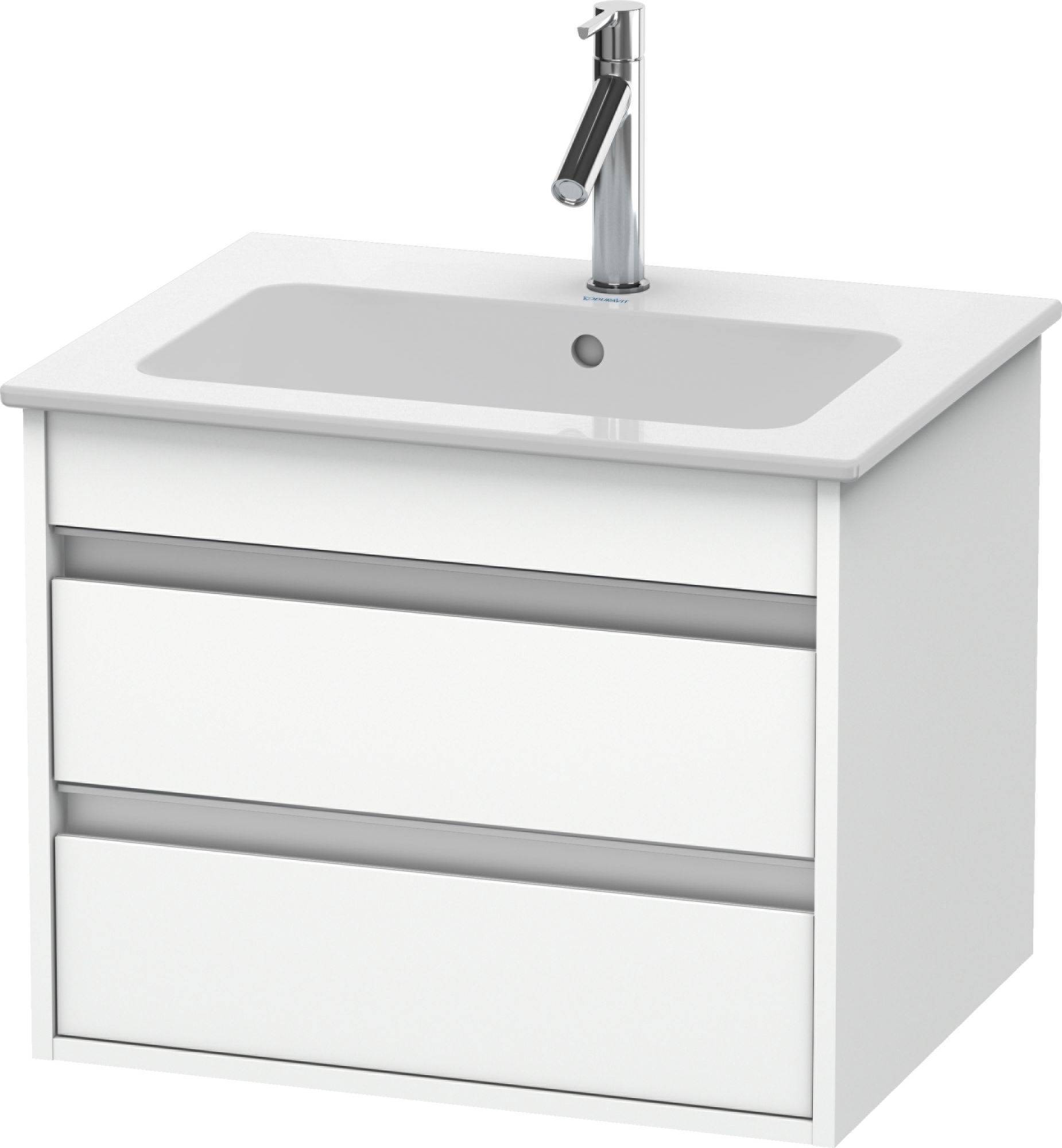 Ketho wall-hung vanity unit KT6428 for Me by Starck washbasin