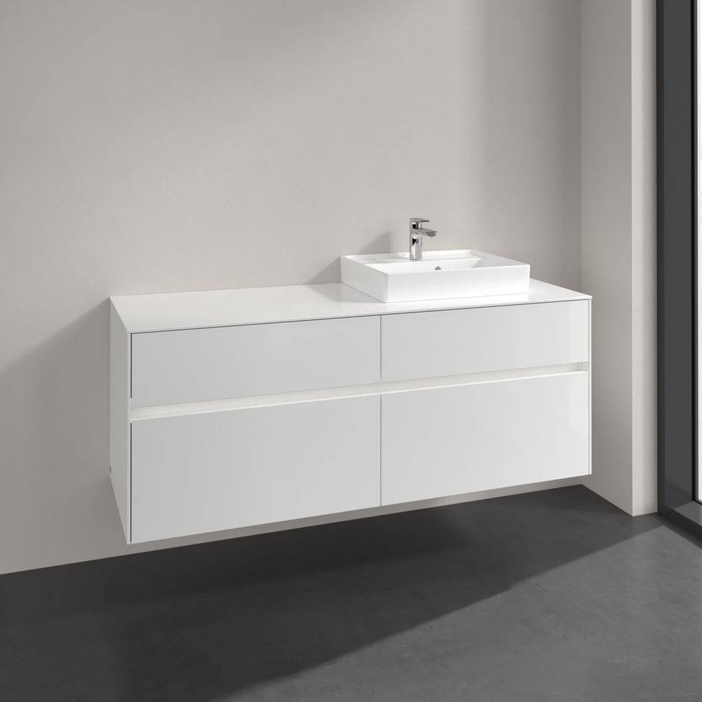 Collaro vanity unit 1400 x 548 x 500mm, with LED lighting