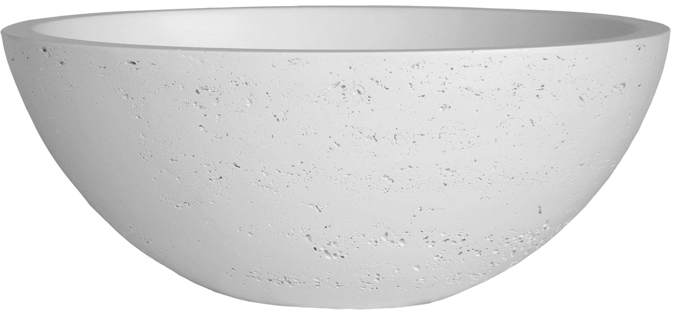 OVAL Travertino countertop basin TeknoForm