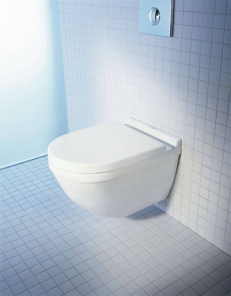 Starck 3 WC seat with soft close mechanism