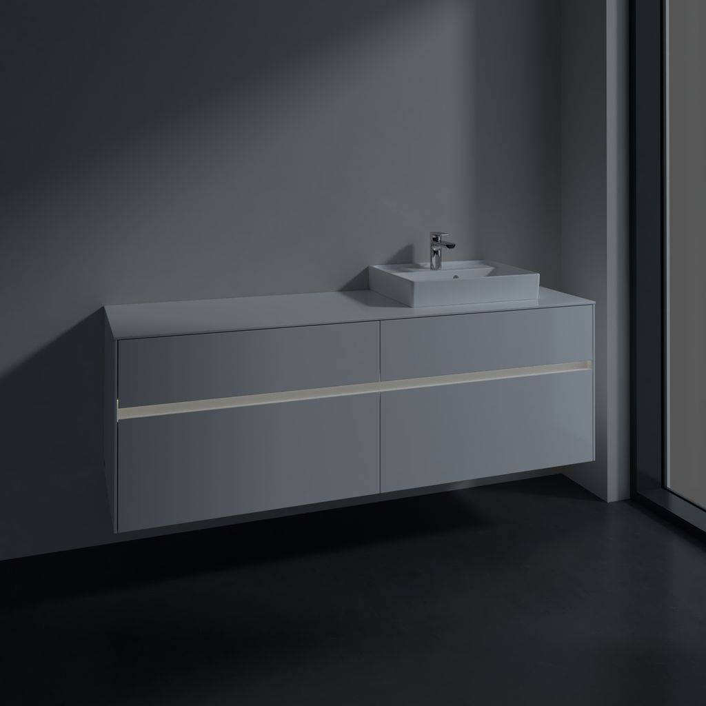 Collaro vanity unit 1600 x 548 x 500mm, with LED lighting