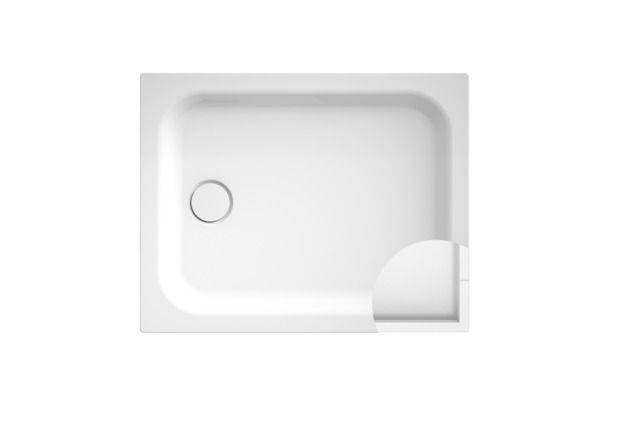 Supra rectangular shower tray 65mm with tray support 100 x 80 x 6.5 cm