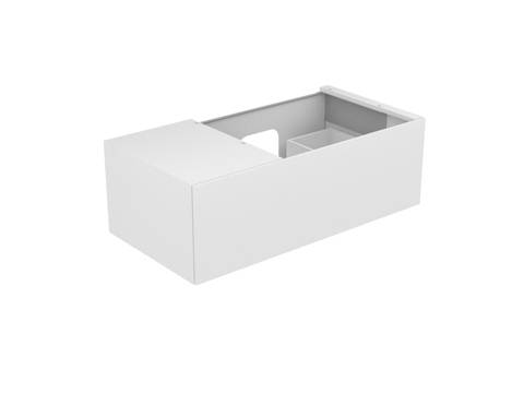 Edition 11 vanity unit, 1050 x 350 x 535mm, 1 front pull-out