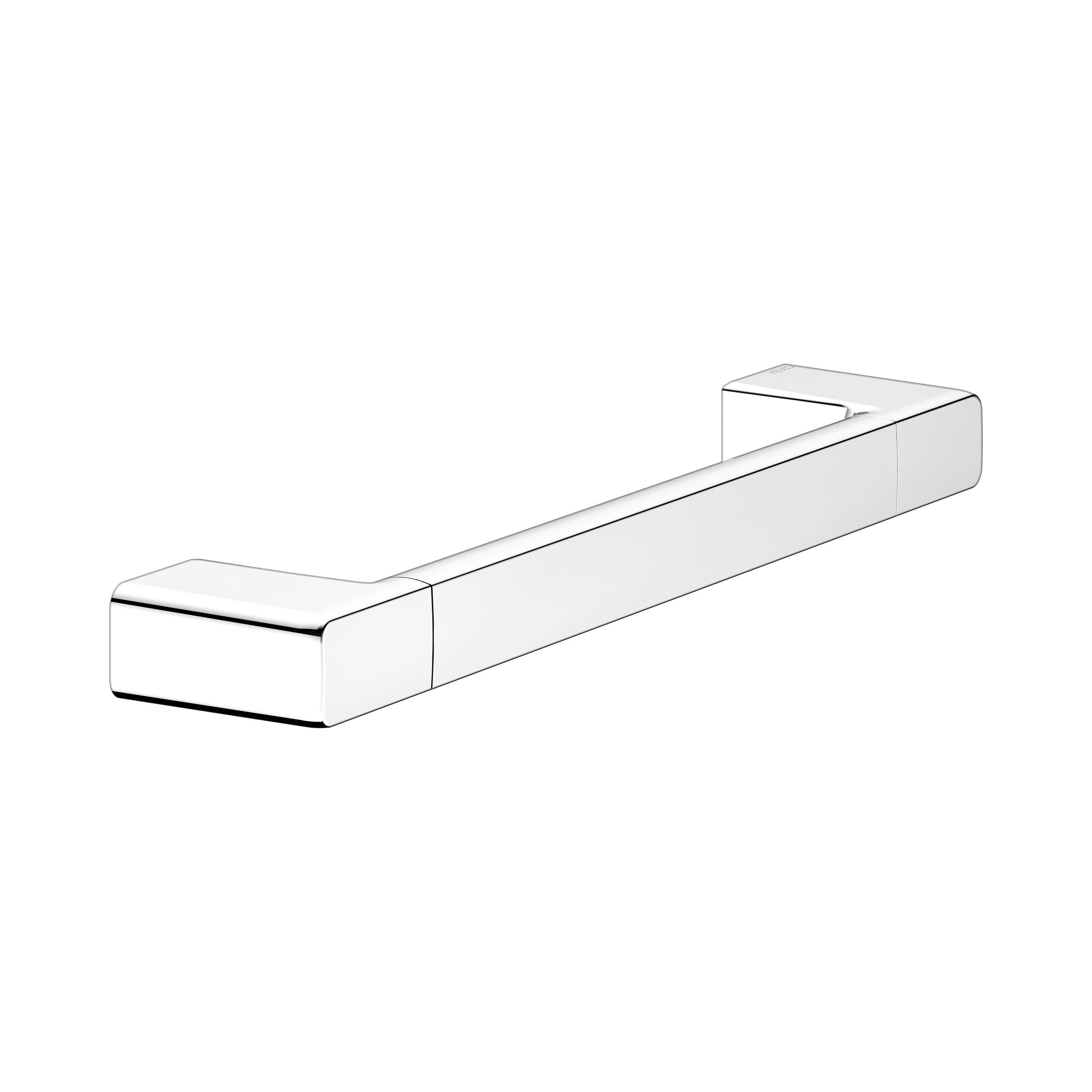 Shower door handle with counter plates