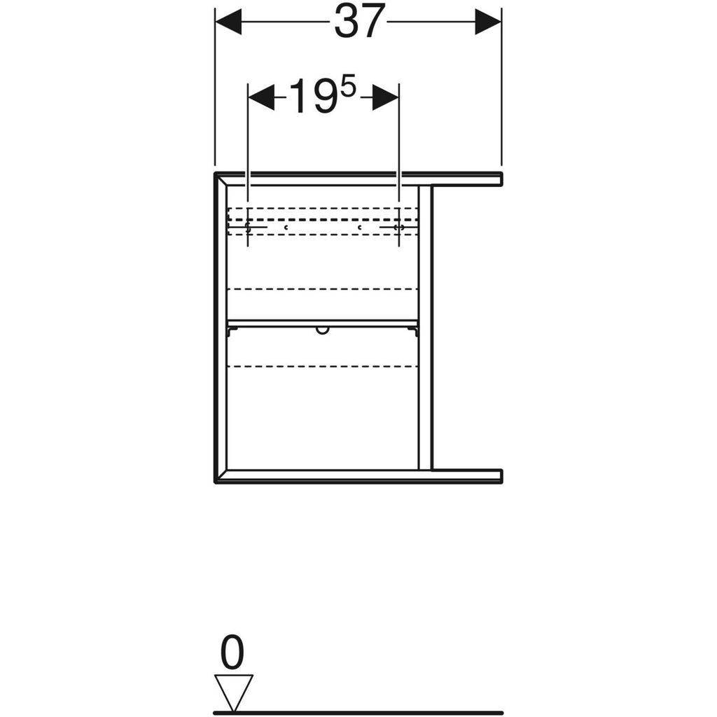 icon side element 27,3cm deep