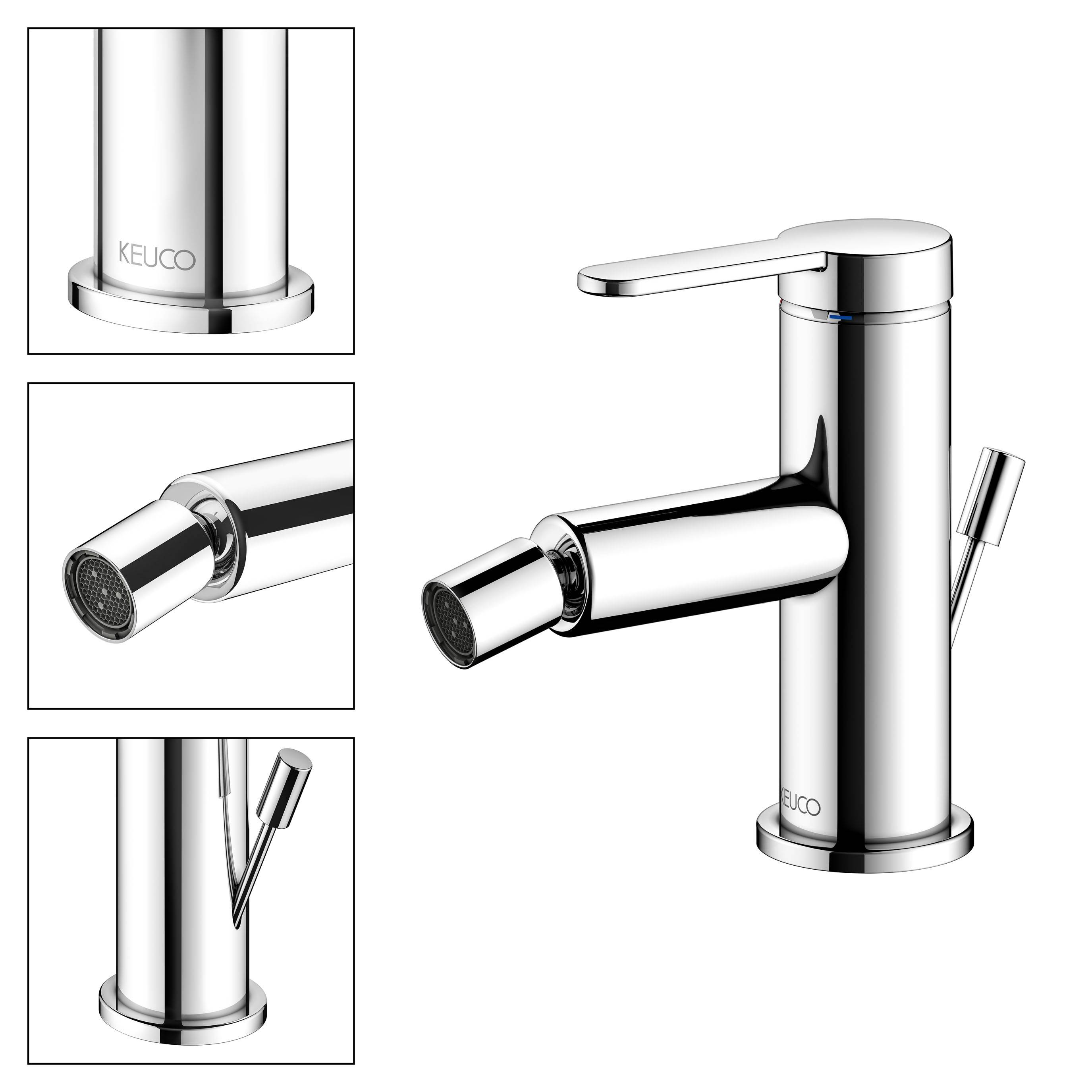 IXMO Flat single lever bidet mixer