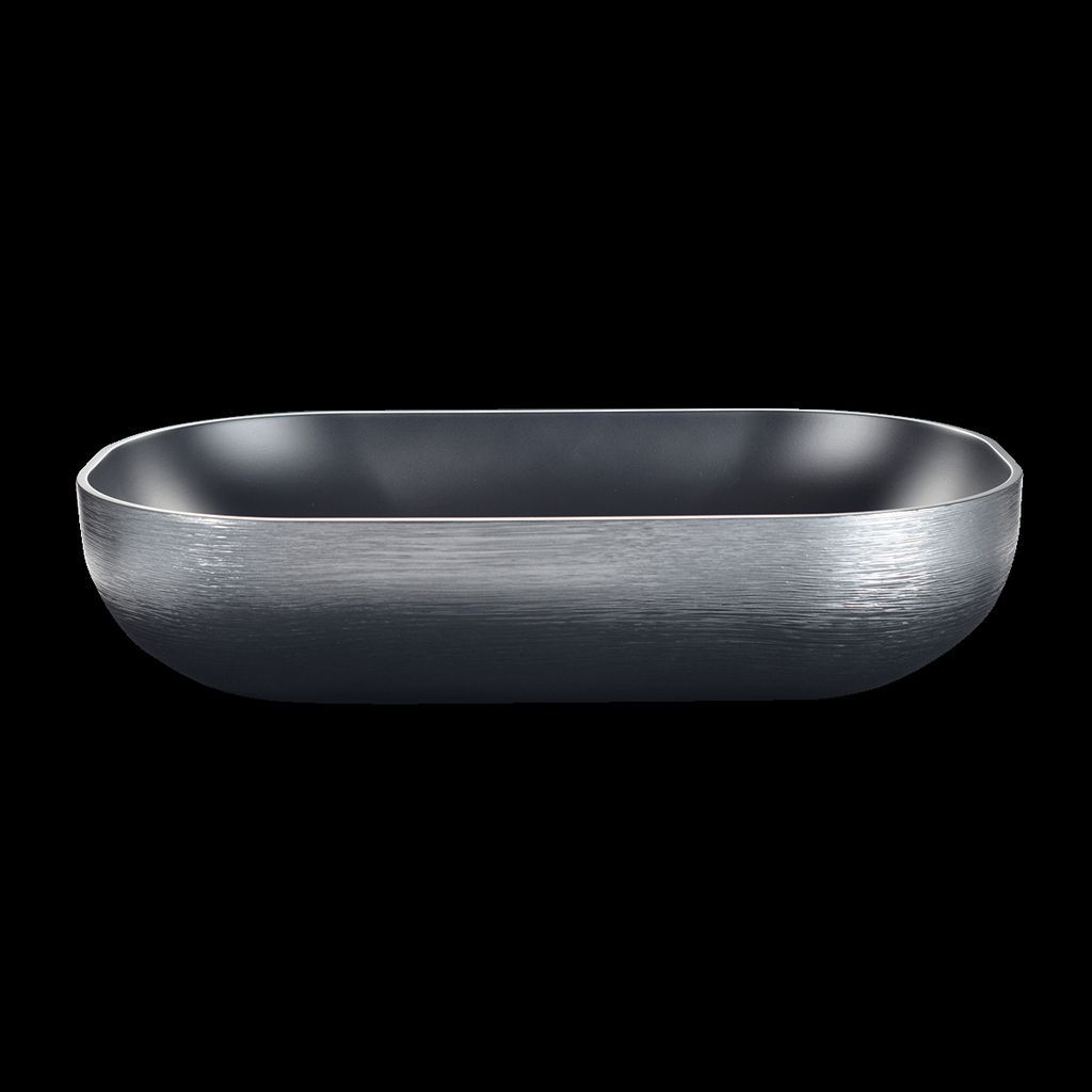 Collina XL Metropole countertop basin VetroFreddo with AntiScratch