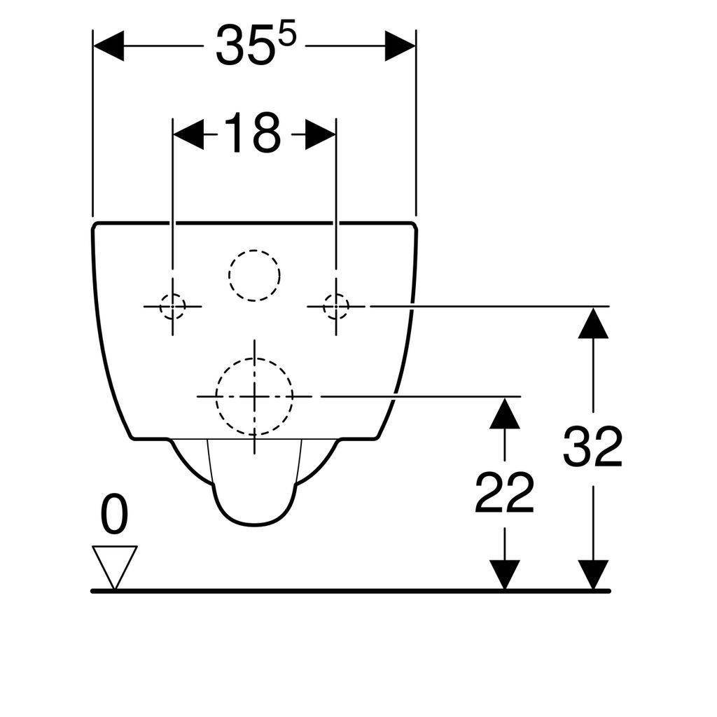 iCon washdown WC, wall-hung