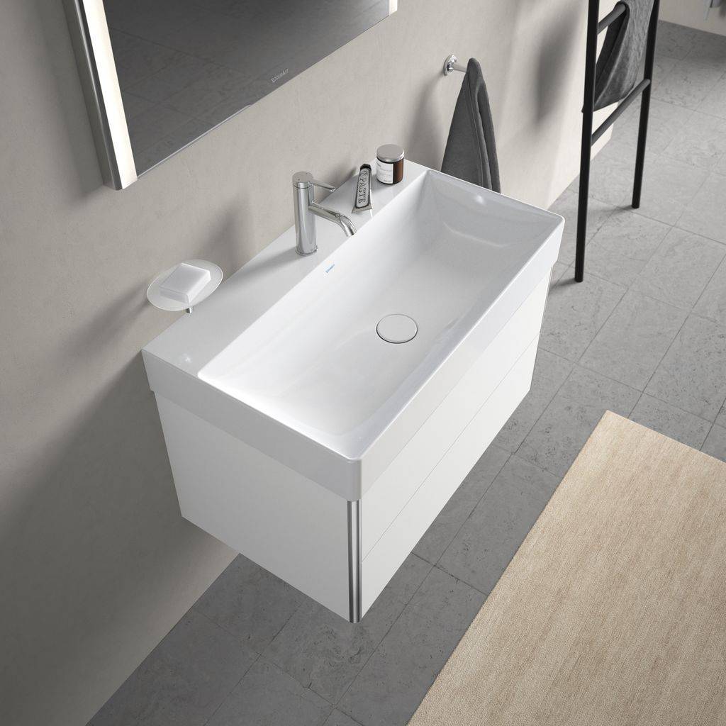 DuraSquare furniture washbasin 800 x 470mm, with tap hole