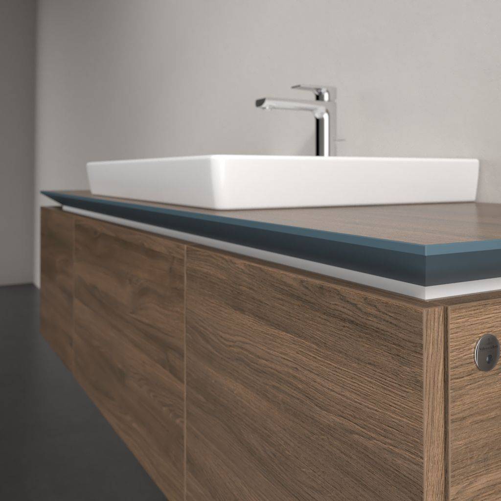 Legato vanity unit with 3 drawers, with LED lighting