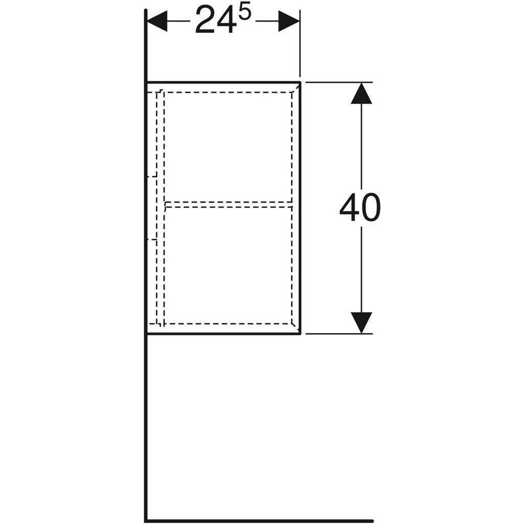 icon side element 24,5cm deep