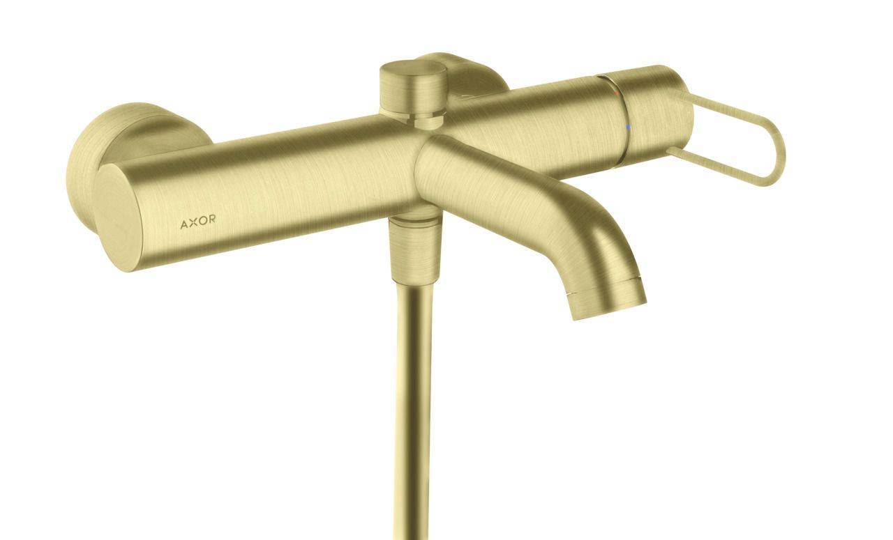 Uno single lever bath mixer exposed bow handle