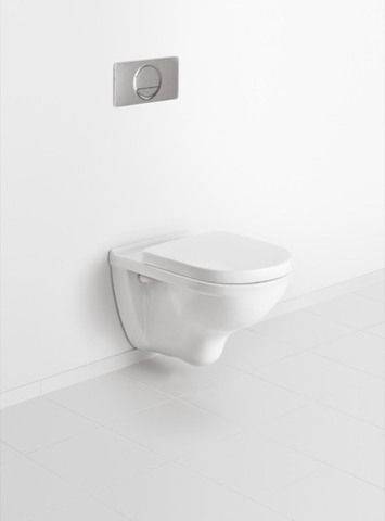 O.Novo Combi-Pack wall-hung WC with WC seat