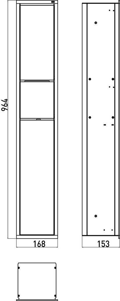 asis module 150 WC module flush-mounted model