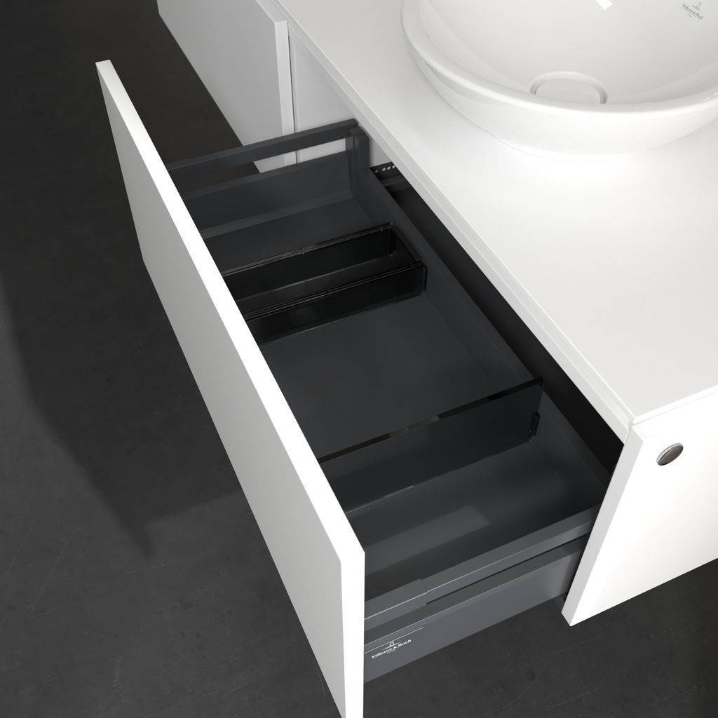 Legato vanity unit 1600x380x500 with 2 pull-outs