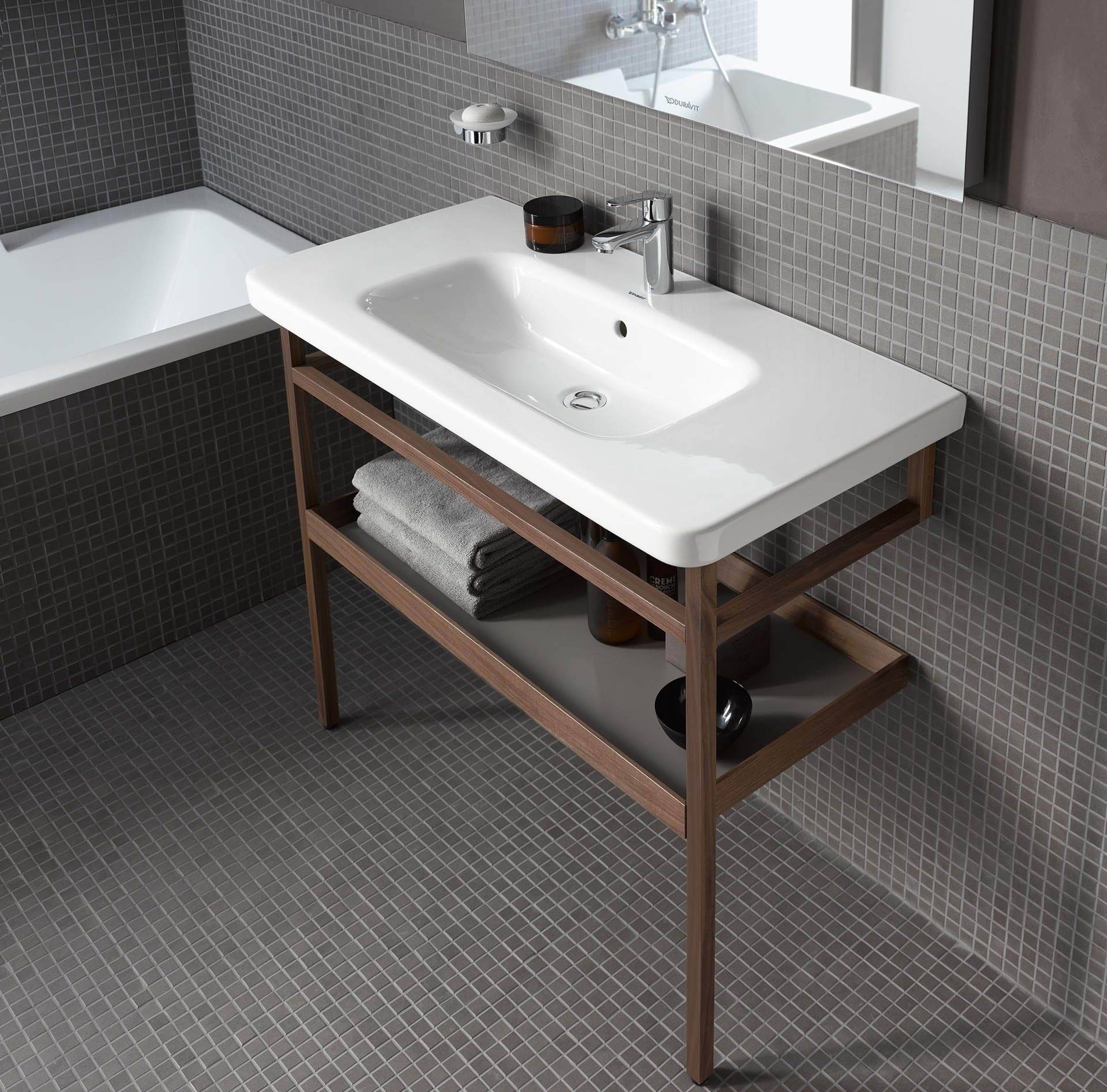 DuraStyle furniture washbasin 1200 x 480mm, with tap hole, with overflow