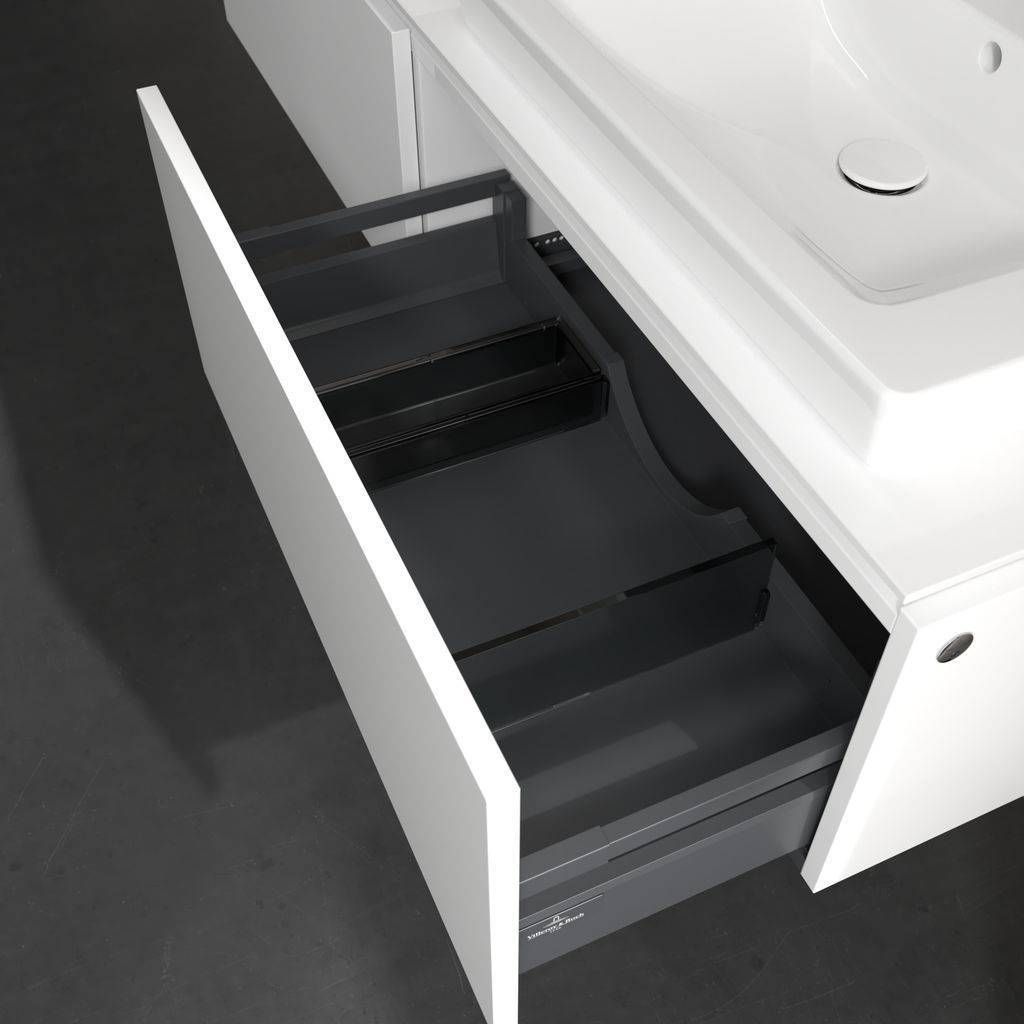 Legato vanity unit 1600x380x500 with 2 pull-outs