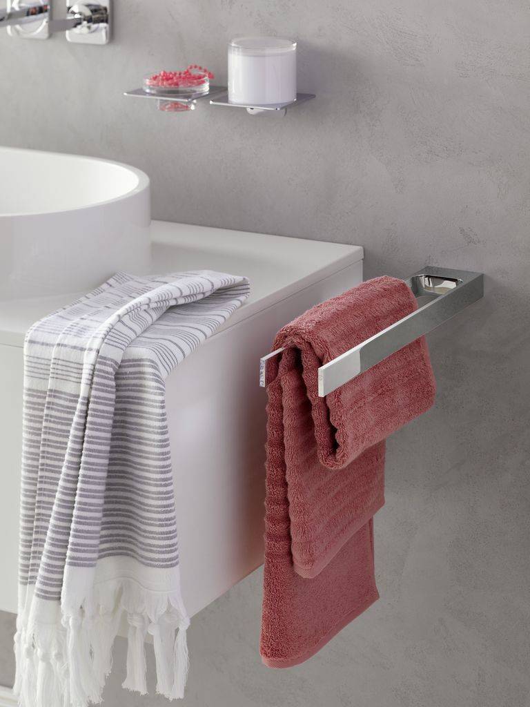 art towel rail 2-arm rigid