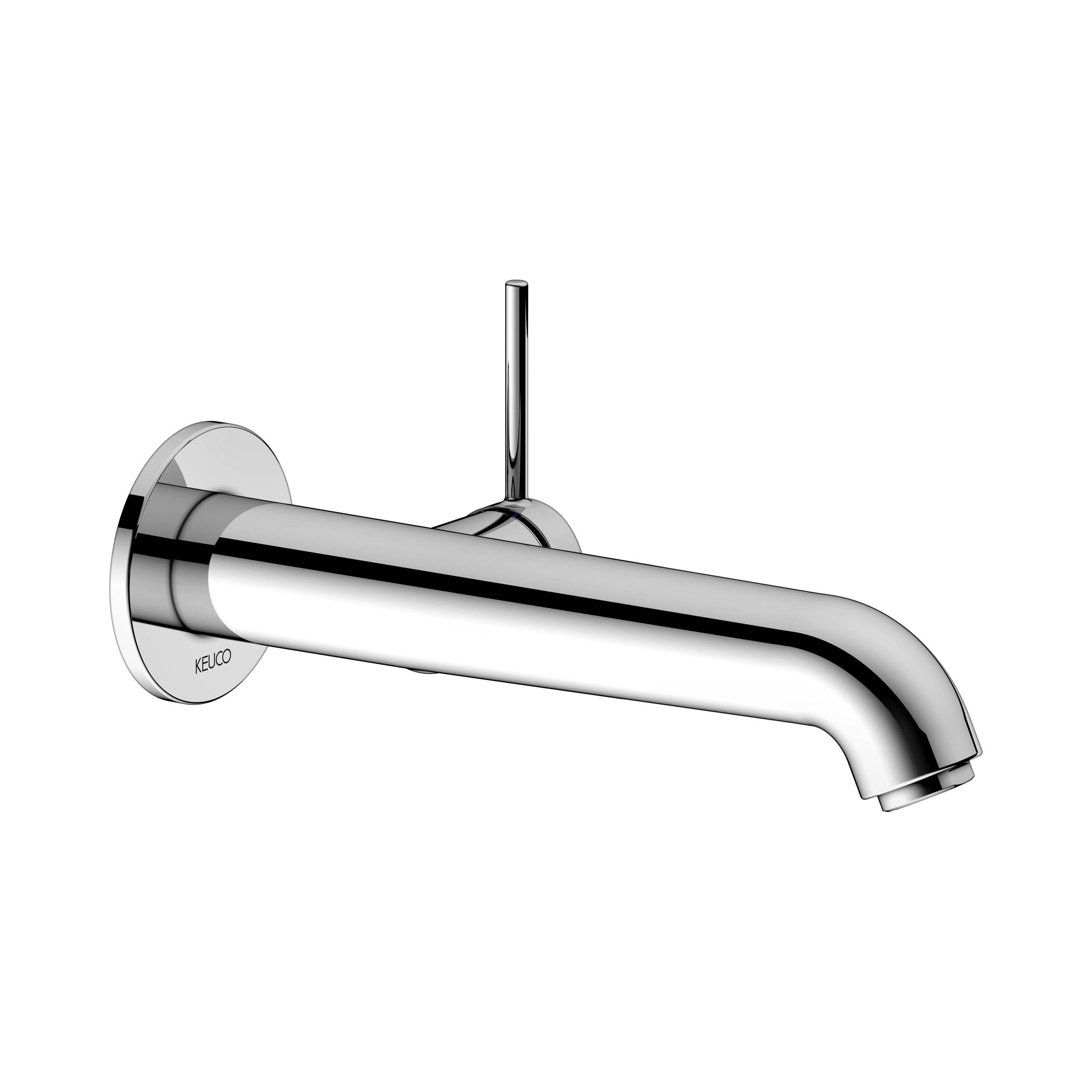 IXMO SOFT single lever washbasin mixer for concealed installation, 225mm, round rose