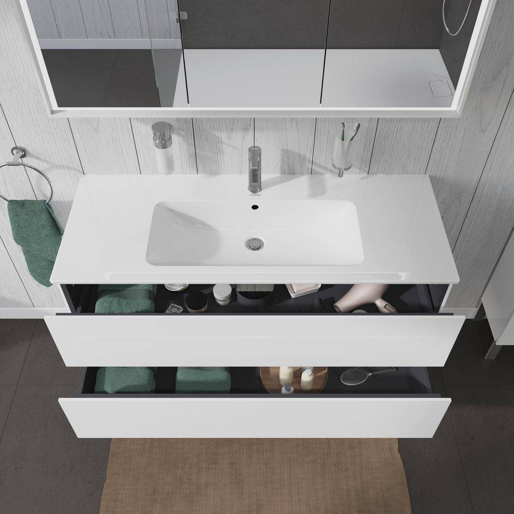 L-Cube vanity unit LC6243 for Me by Starck washbasin