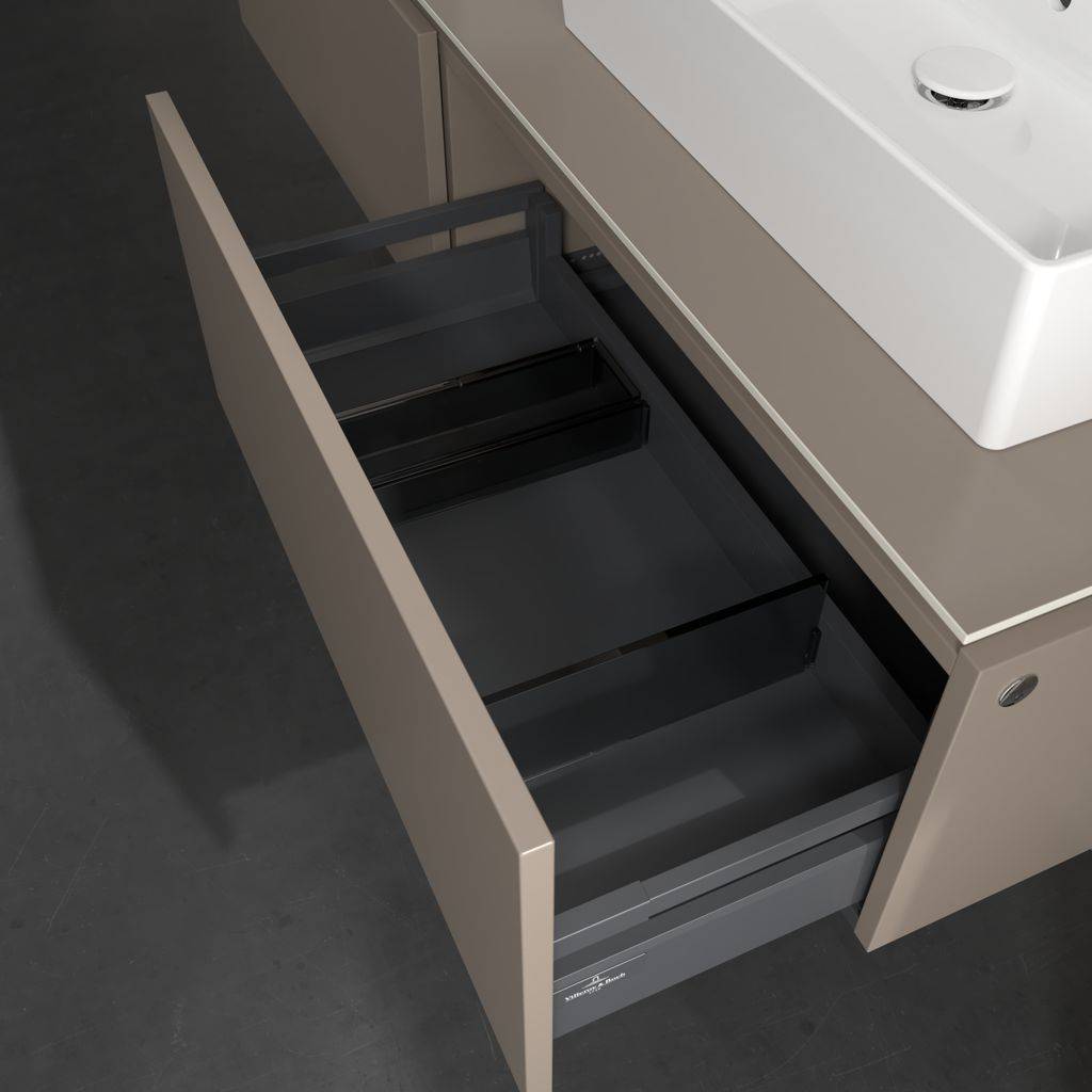 Legato vanity unit 1600x380x500 with 2 pull-outs