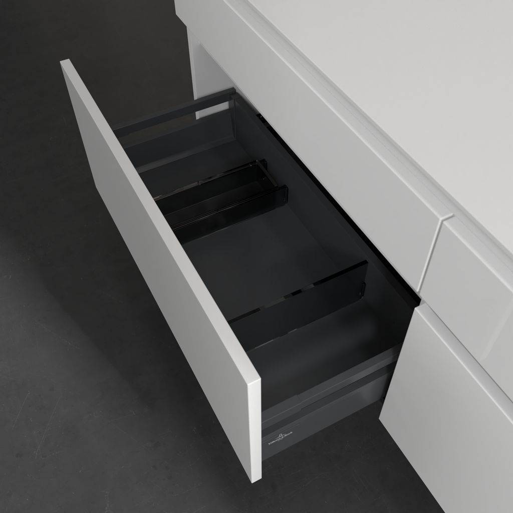 Legato vanity unit 1600x550x500 with 4 pull-outs