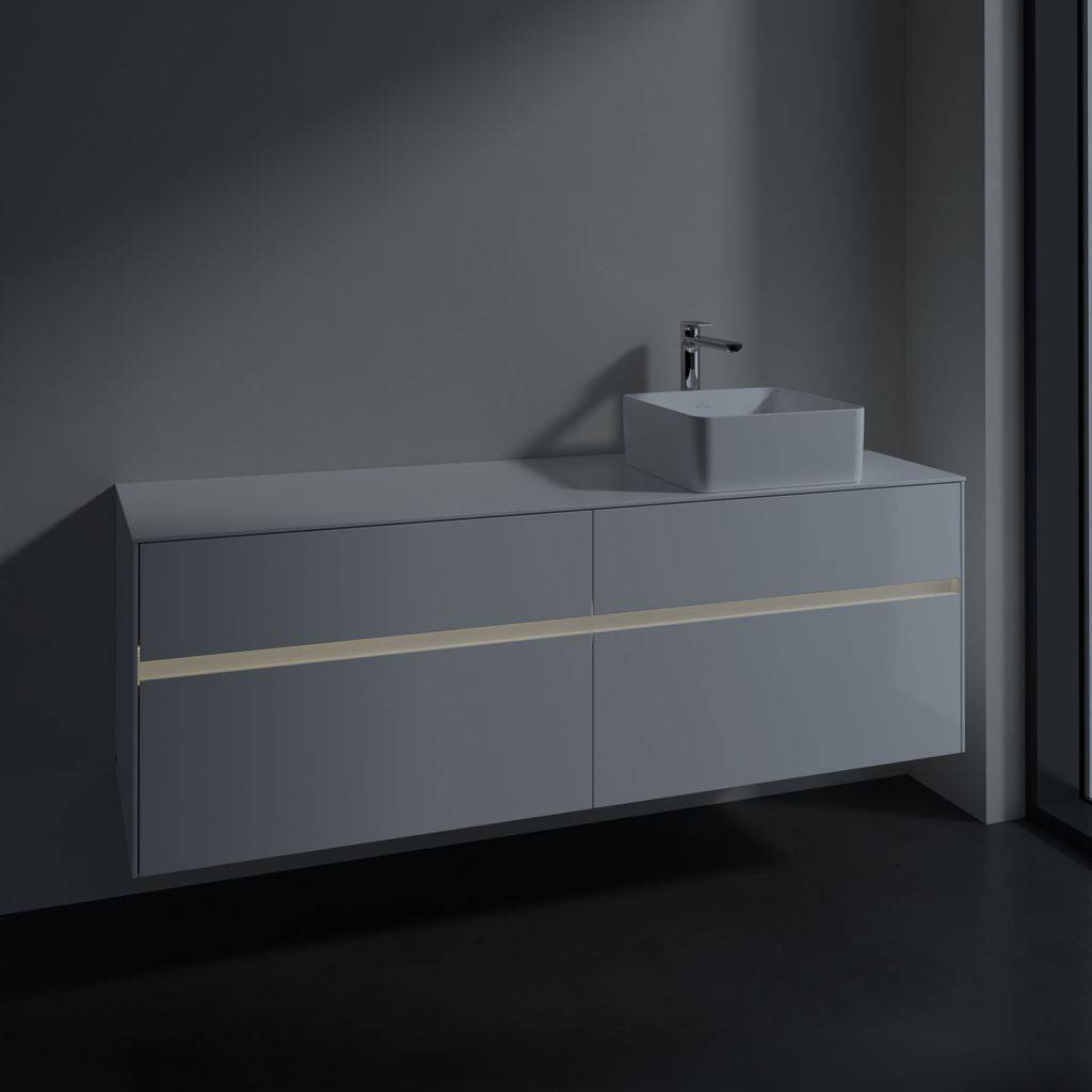 Collaro vanity unit 1600 x 548 x 500mm, with LED lighting