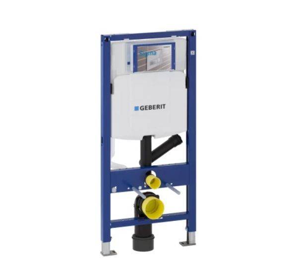 Duofix Element für Wand-WC, 112cm, mit Sigma UP- Spülkasten 12cm, für Geruchsabsaugung mit Abluft