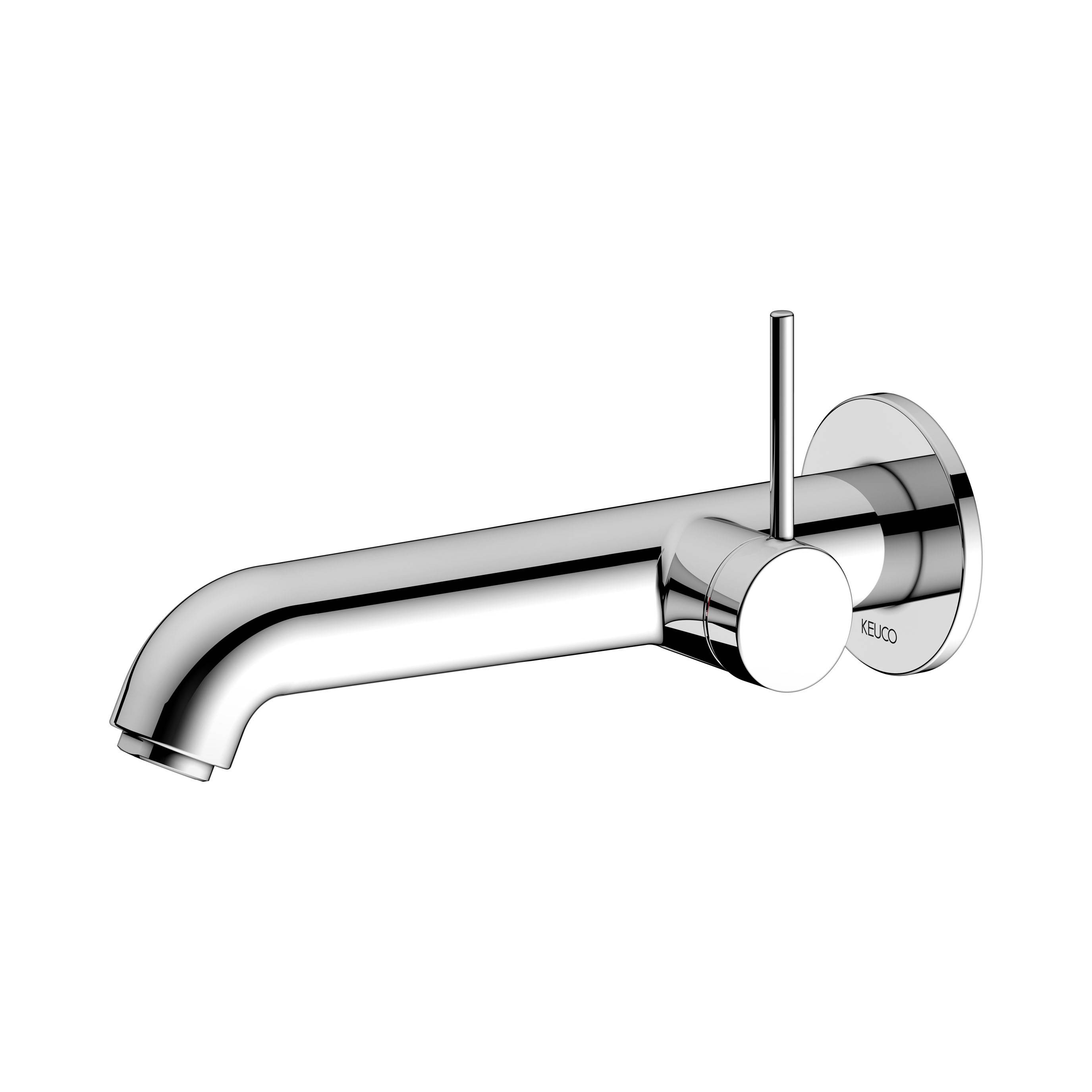 IXMO SOFT single lever washbasin mixer for concealed installation, 225mm, round rose