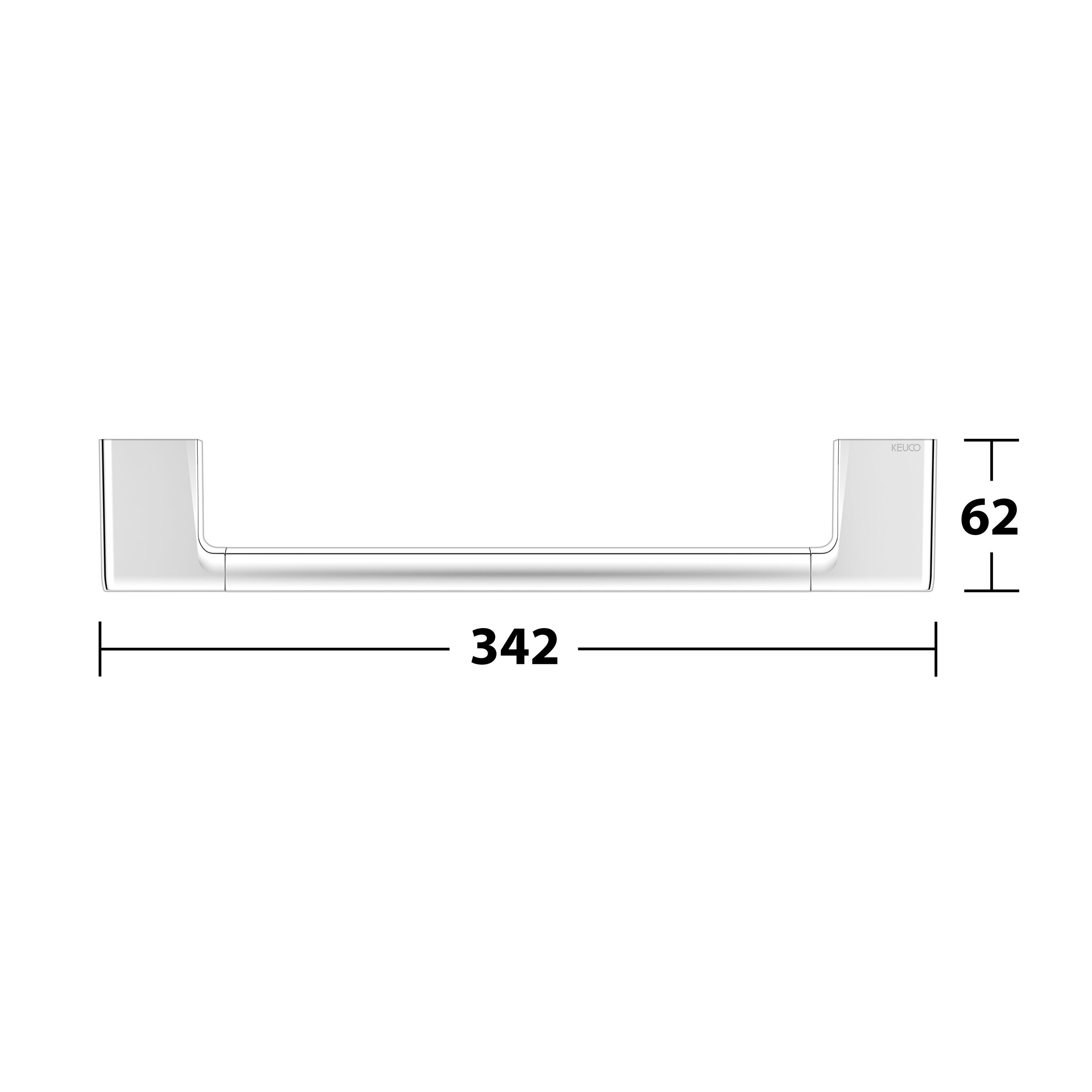 Shower door handle with counter plates