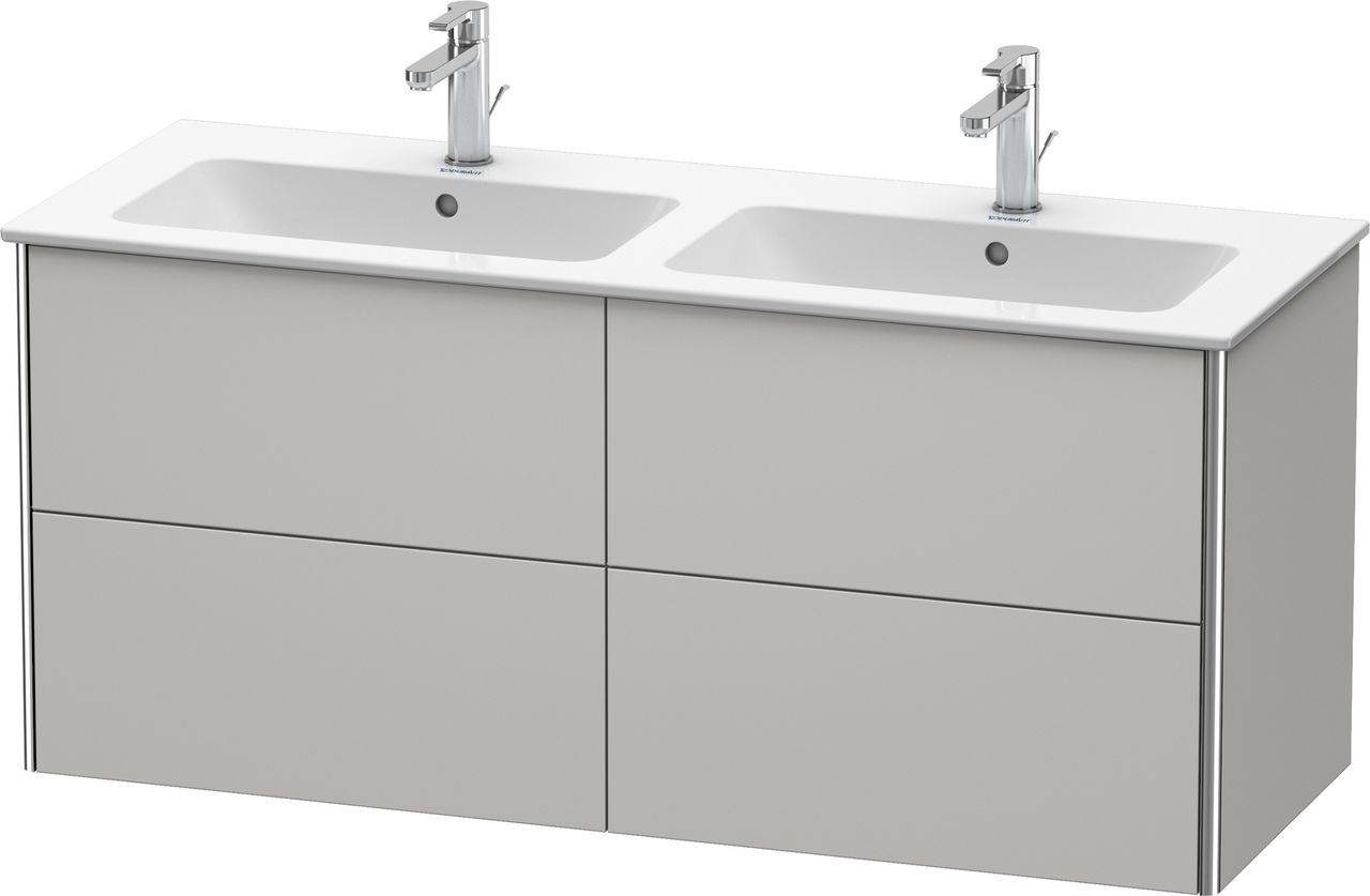 XSquare wall-hung vanity unit for Me by Starck double washbasin