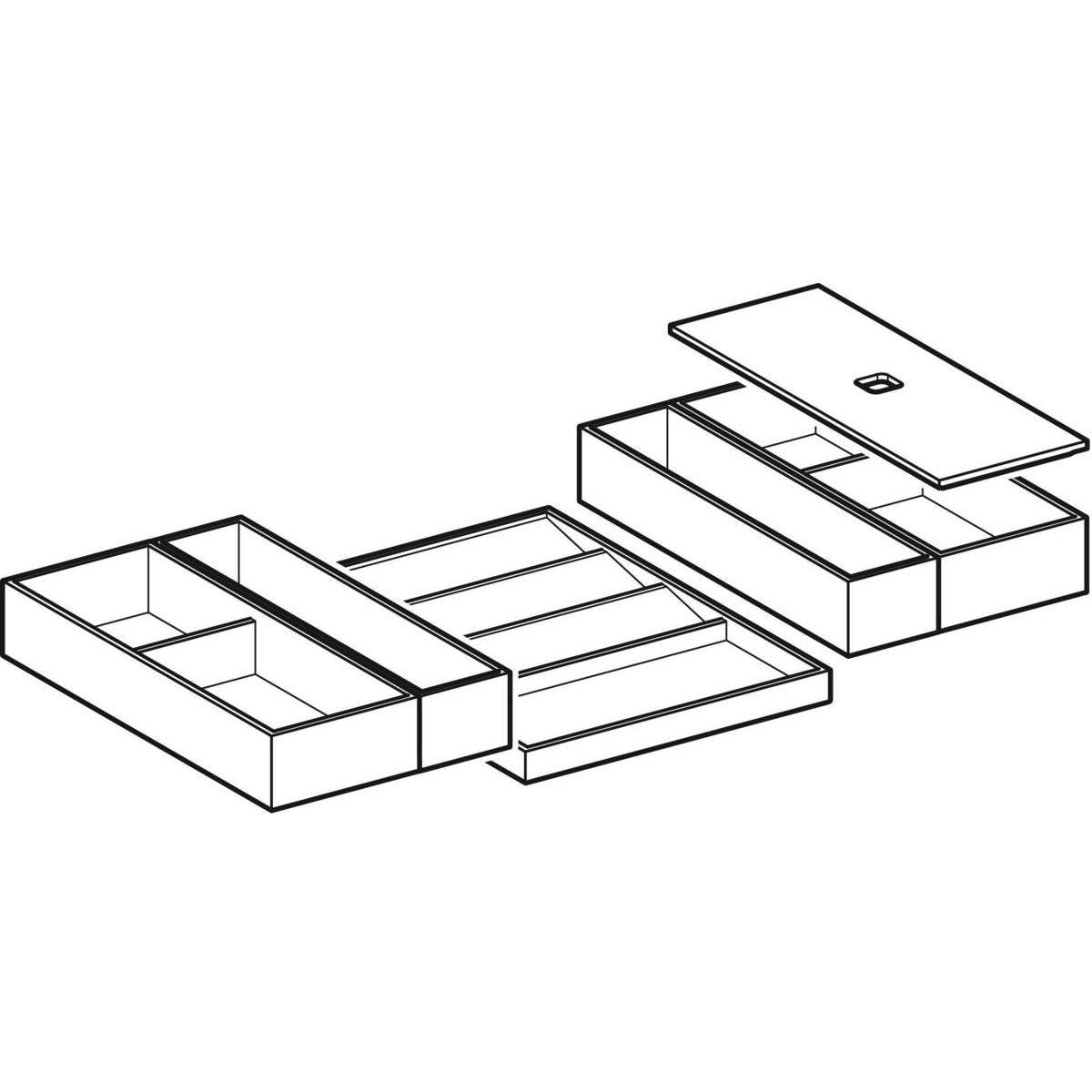 One SET Schubladeneinsatz, Breite 75cm