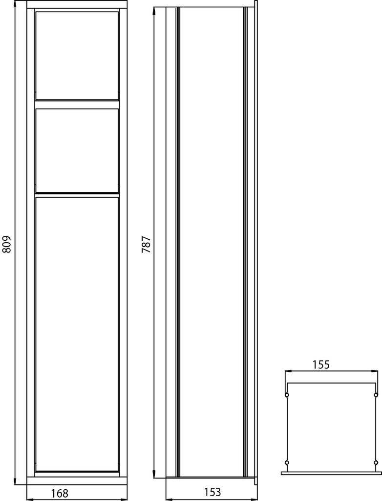 asis module 150 WC module flush-mounted model