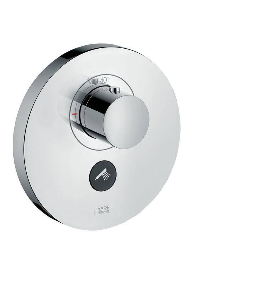 ShowerSelect Round Thermostat Highflow concealed for 1 consumer