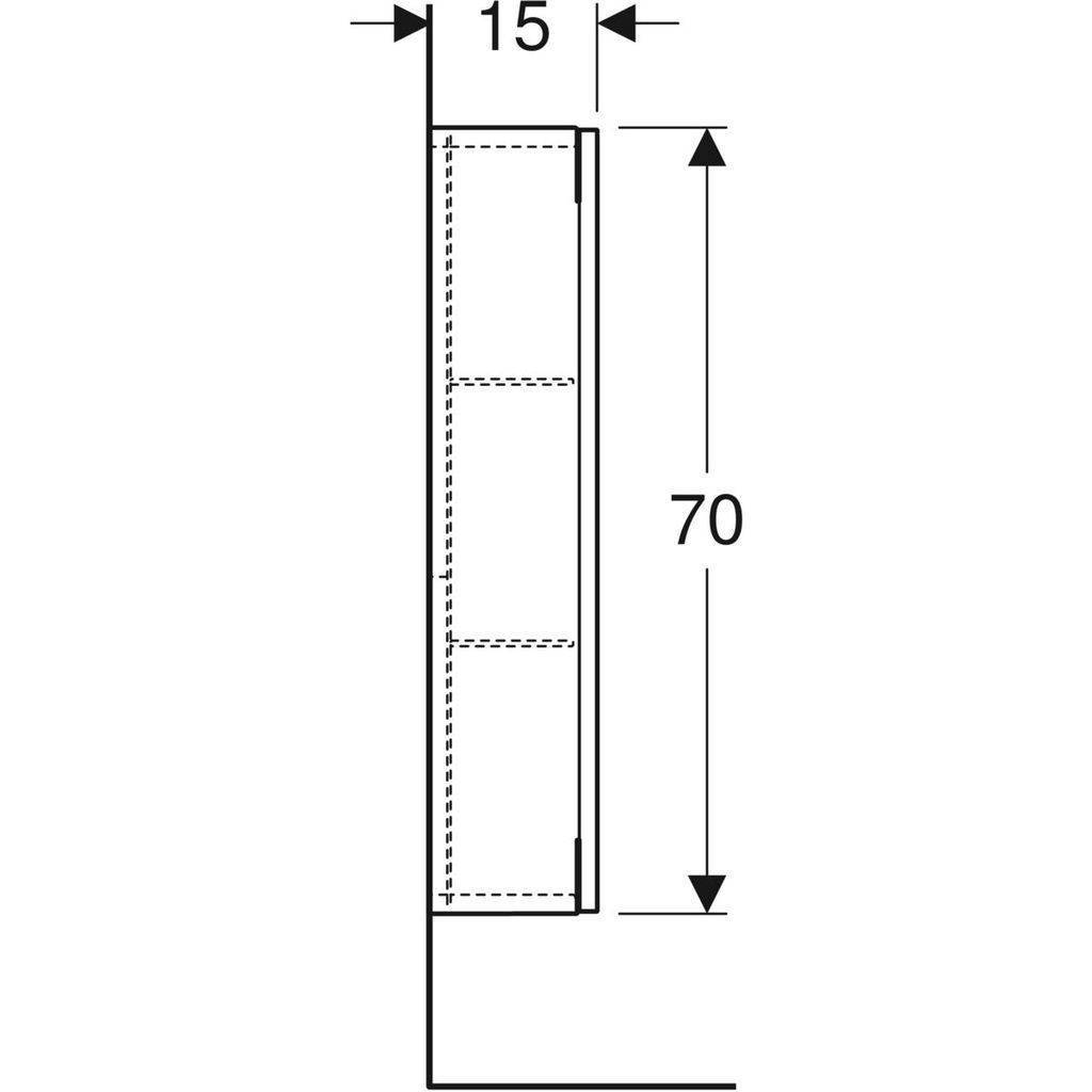 icon Hängeschrank 15cm tief