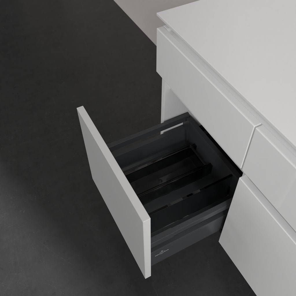 Legato vanity unit with 5 drawers, with LED lighting