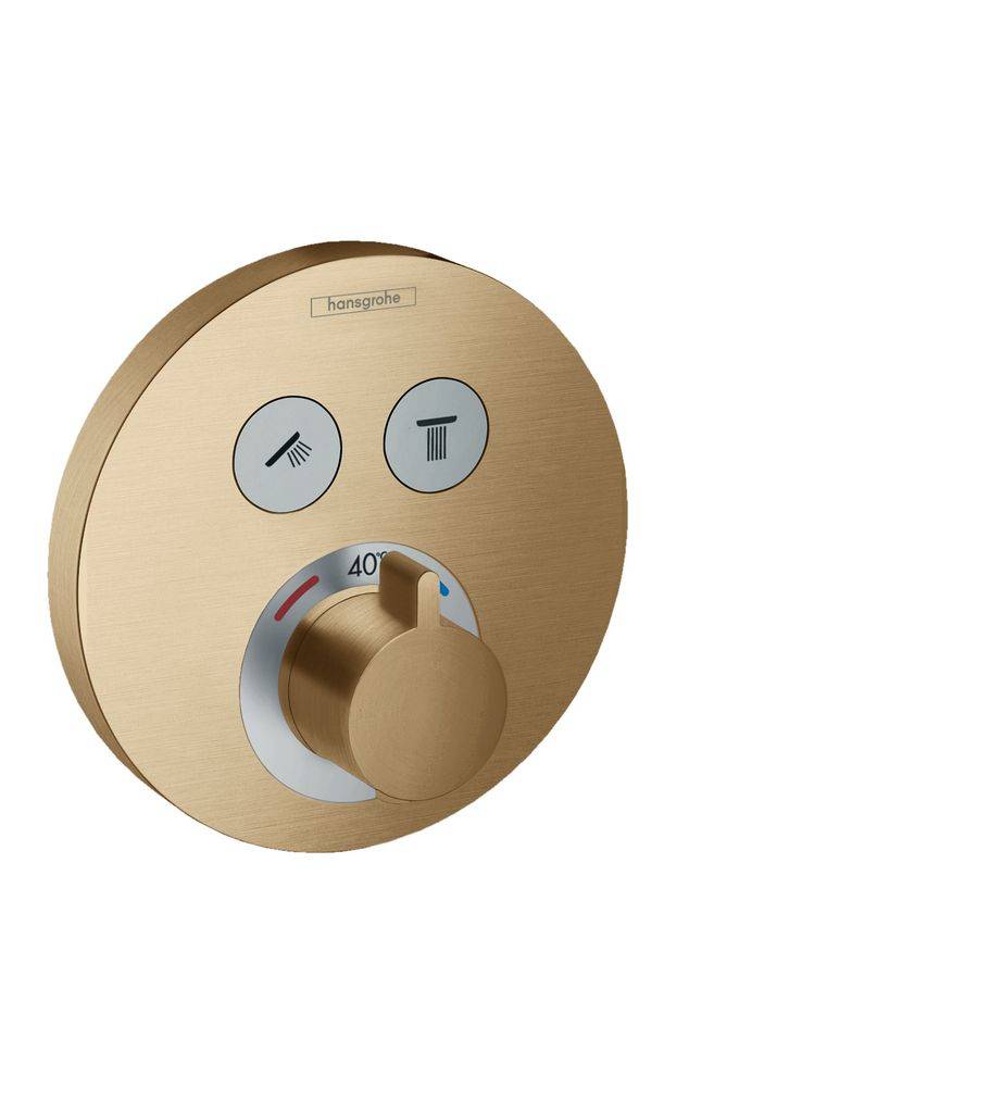 ShowerSelect S thermostat concealed for 2 consumers