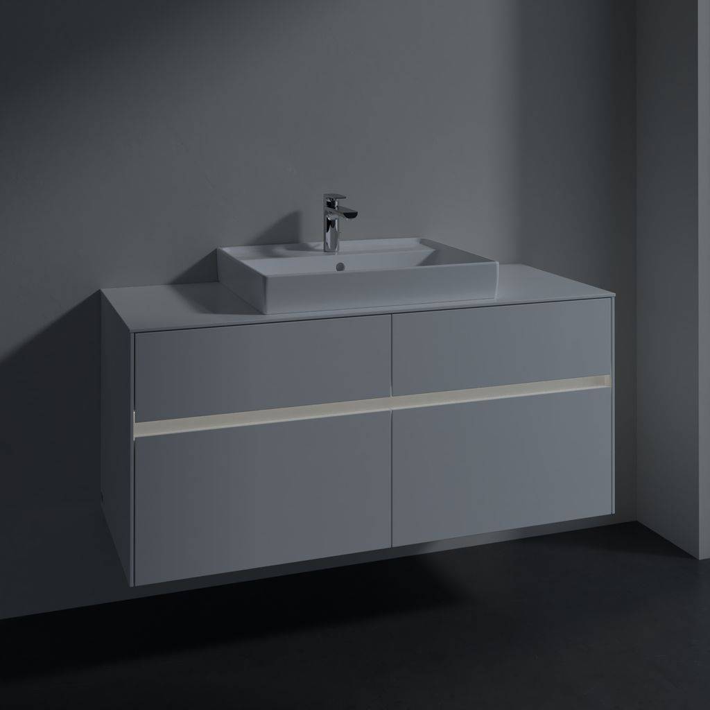 Collaro vanity unit 1200 x 548 x 500mm, with LED lighting