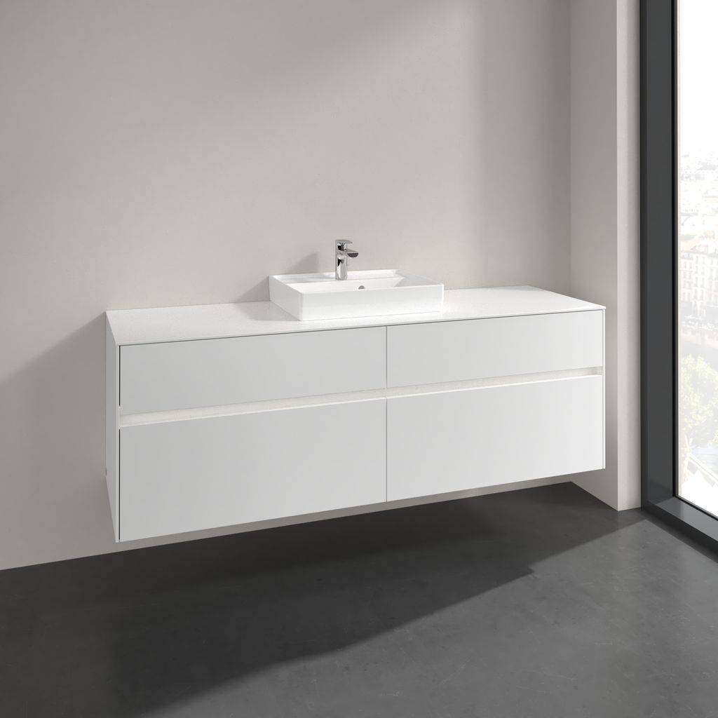 Collaro vanity unit 1600 x 548 x 500mm, with LED lighting