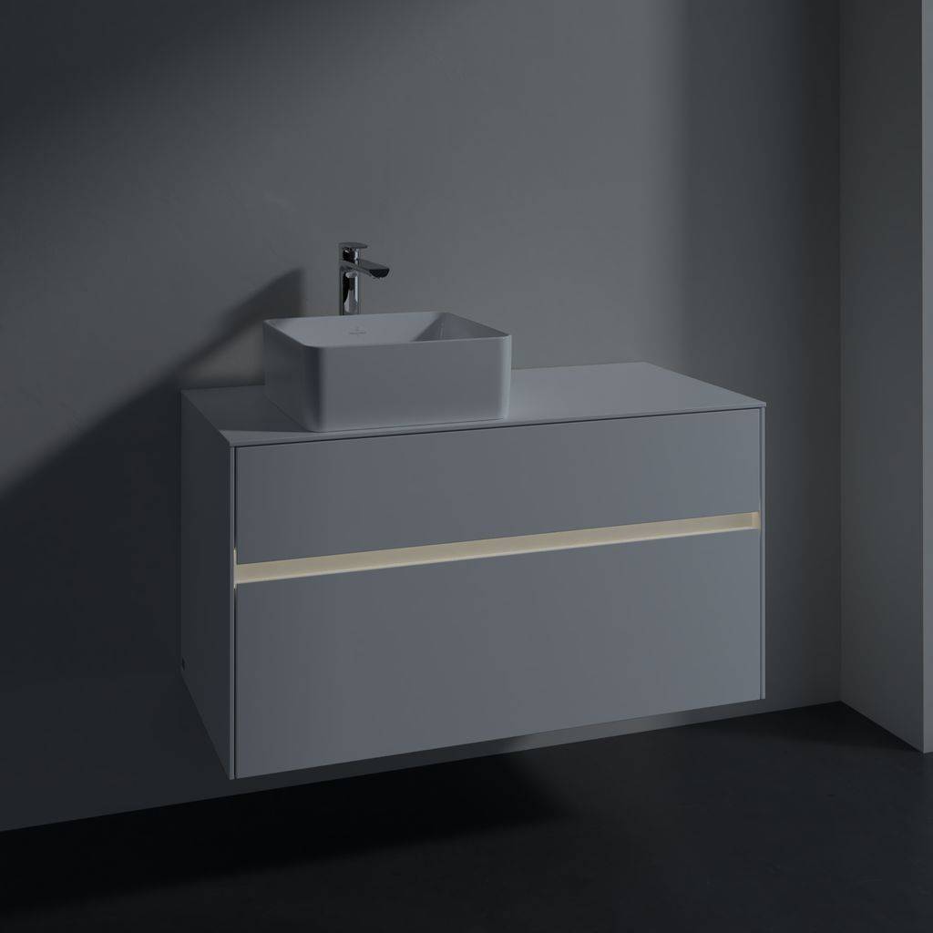 Collaro vanity unit 1000 x 548 x 500mm, with LED lighting