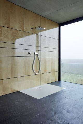 Floor Side Rectangular Shower Tray 110 x 80cm; Model 3374