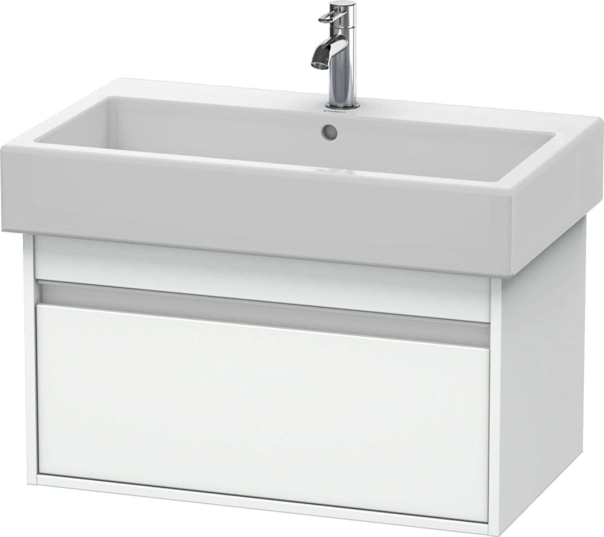 Ketho wall-hung vanity unit KT6687 for Vero washbasin