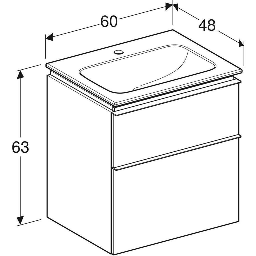 iCon bathroom furniture set 60cm